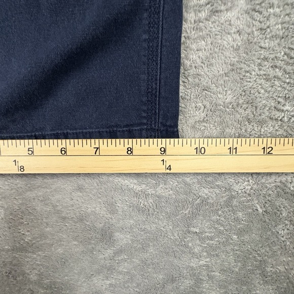 Carhartt Men's 42x30 Navy Relaxed Fit Stretch Canvas Utility Work Pants SEE DESC - Picture 11 of 11